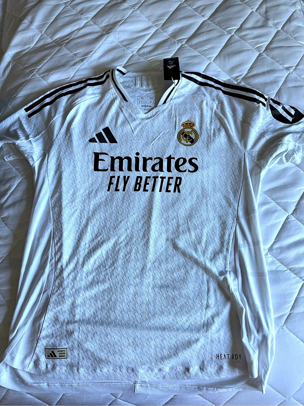 adidas Real Madrid 2023/24 Home Authentic Jersey White XL